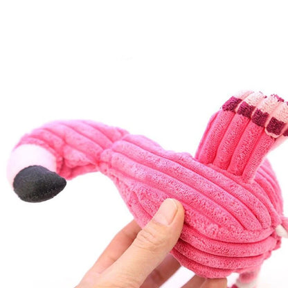 Pink Flamingo Dog Toy