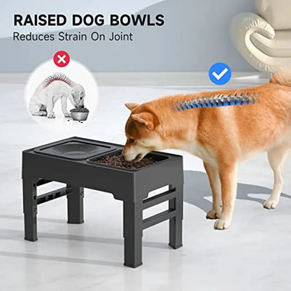 Height Adjustable Dog Bowl