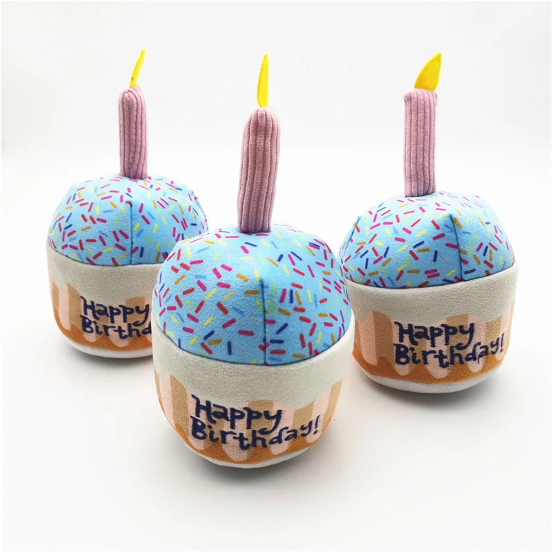 Birthday Cup Cake Chew Toys