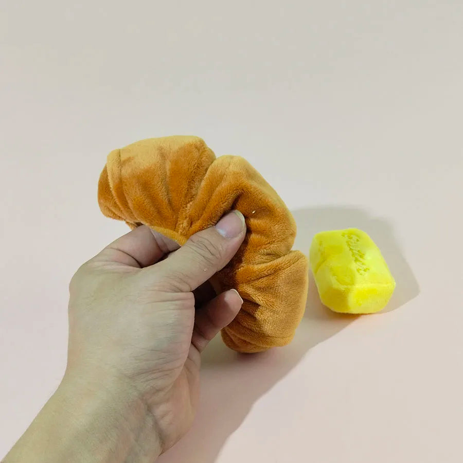 Croissant Snuffle Toy