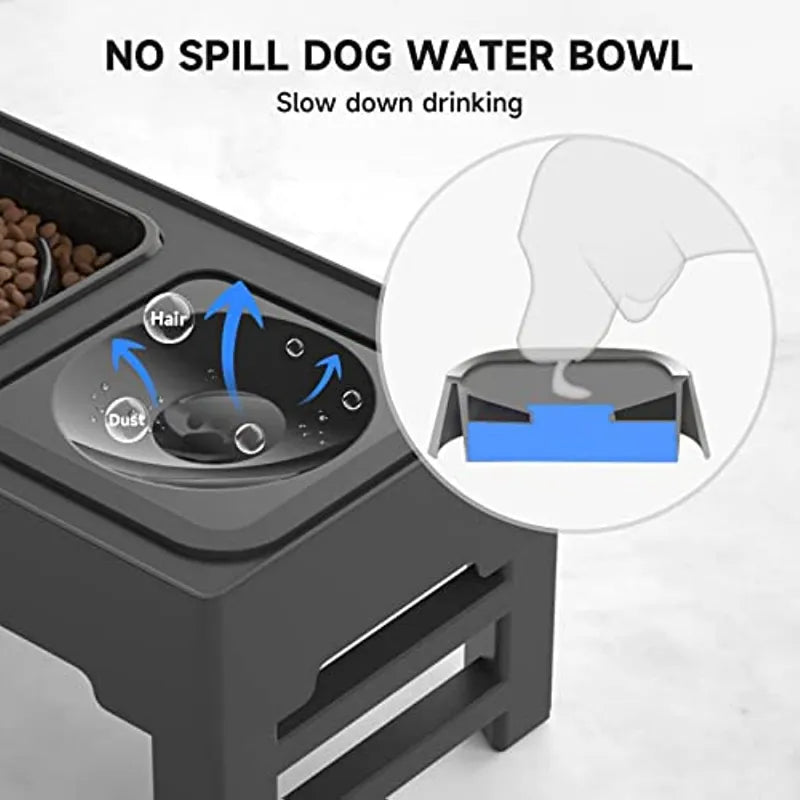 Height Adjustable Dog Bowl