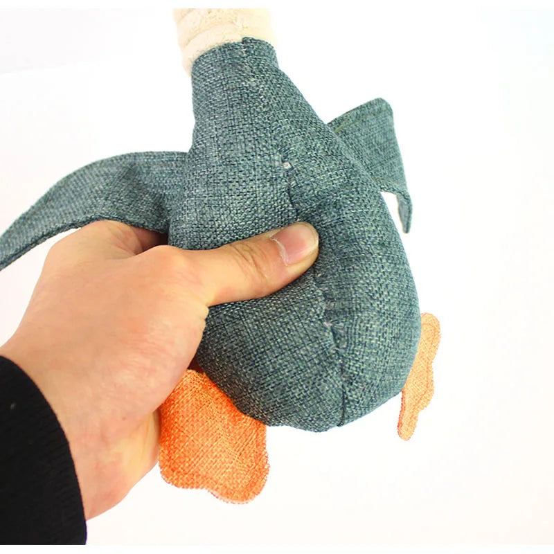 Duck Plush Dog Toy