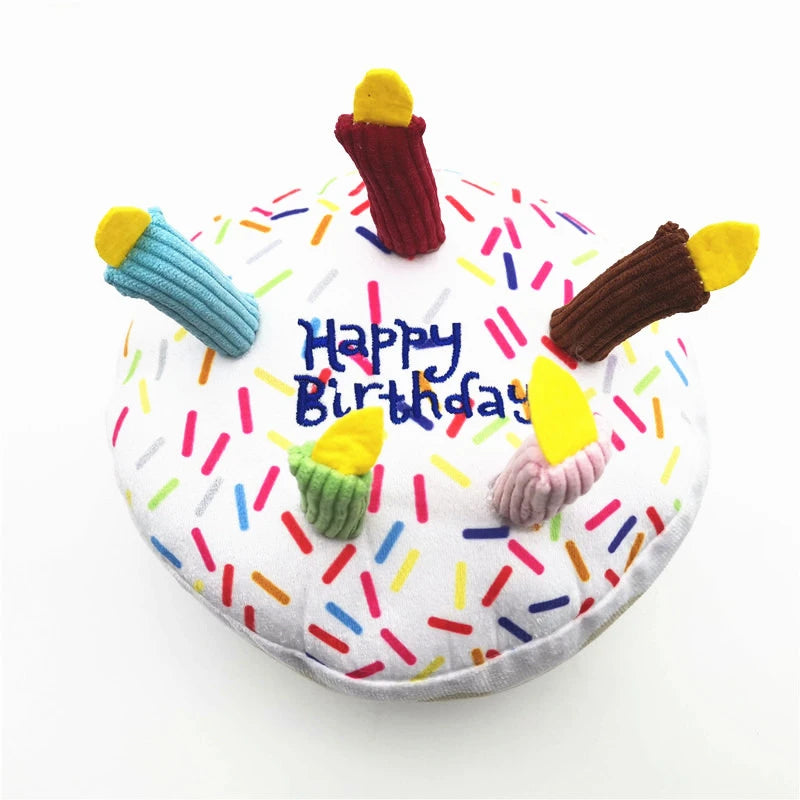 Birthday Cake Chew Toy