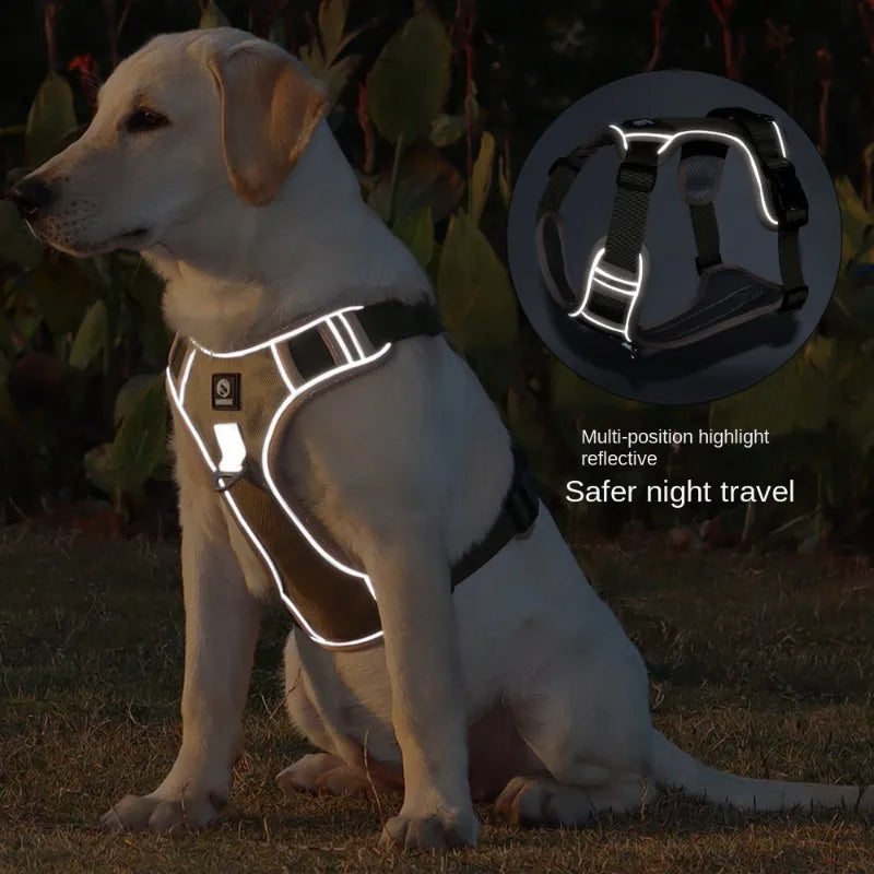 Adjustable Reflective Dog Harness